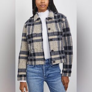 Rails Steffi Wool Blend Trucker Jacket Size XXL New With Tags Never Worn